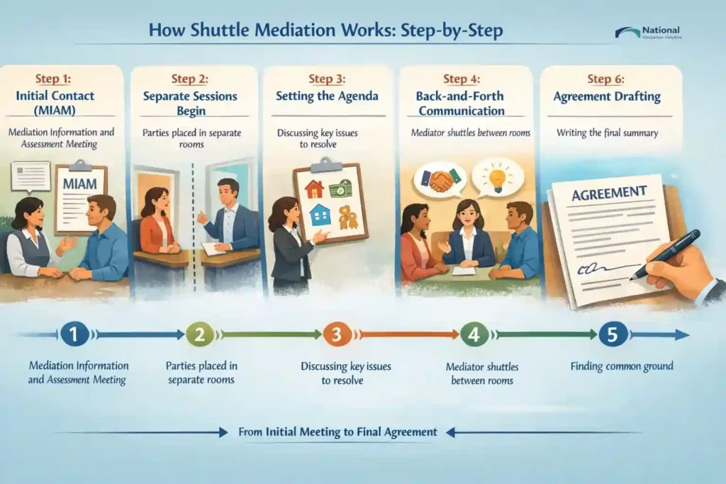 How Shuttle Mediation Works: Step-by-Step Bracknell