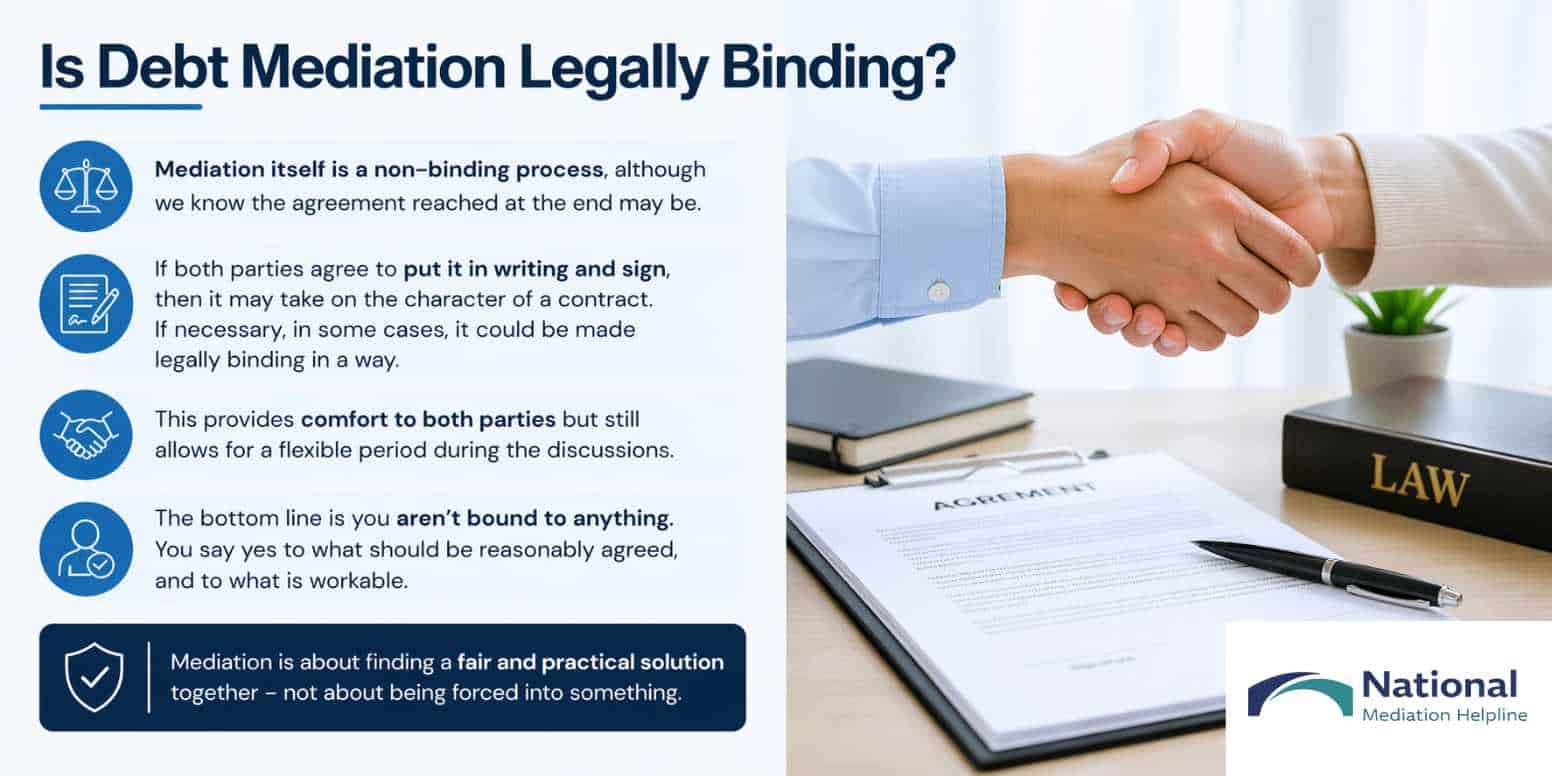 Is Debt Mediation Legally Binding Bracknell