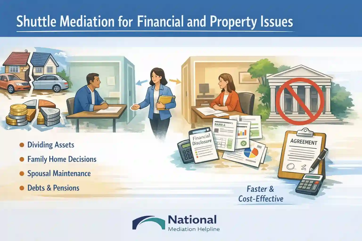 Shuttle Mediation for Financial and Property Issues Bracknell