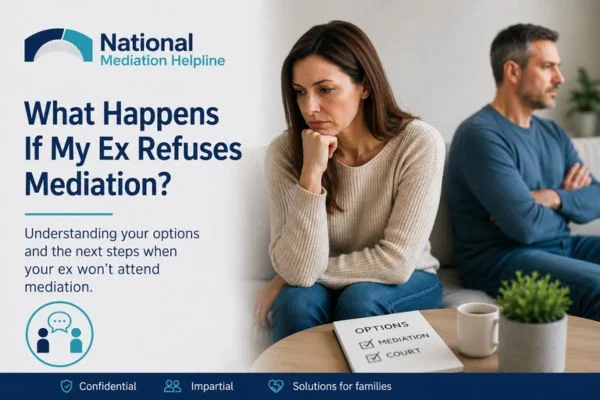 what if my ex refuses mediation Bracknell?
